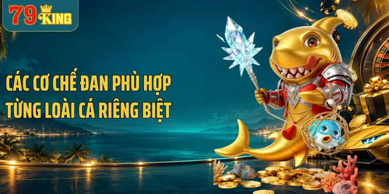 Các cơ chế đan phù hợp từng loài cá riêng biệt