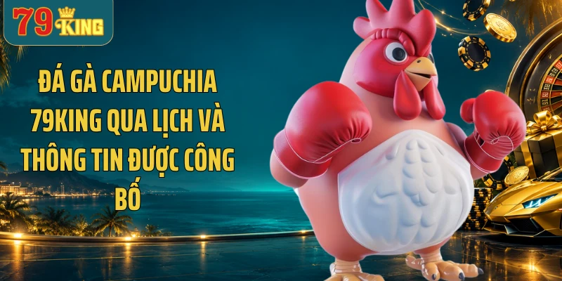 Đá gà Campuchia 79KING qua lịch và thông tin được công bố
