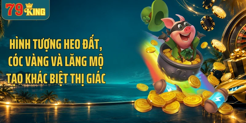 Hình tượng heo đất, cóc vàng và lăng mộ tạo khác biệt thị giác