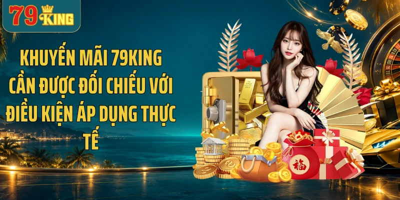 Khuyến mãi 79KING cần được đối chiếu với điều kiện áp dụng thực tế