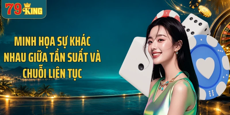 Minh họa sự khác nhau giữa tần suất và chuỗi liên tục