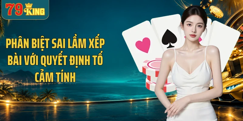 Phân biệt sai lầm xếp bài với quyết định tố cảm tính