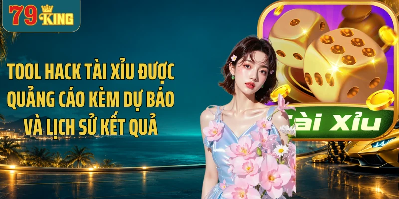 Tool hack tài xỉu được quảng cáo kèm dự báo và lịch sử kết quả